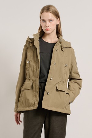 [25WT] 유틸리티 패딩 점퍼 - DARK BEIGE A5W9R10873