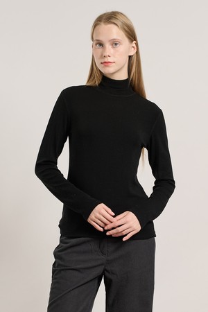 [25WT] 베이직 져지 풀오버 - BLACK A5W9X40599