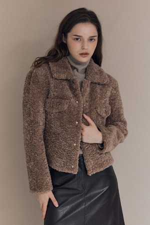 [25WT] 파스텔 포우퍼자켓 - BROWN A5WAF81374