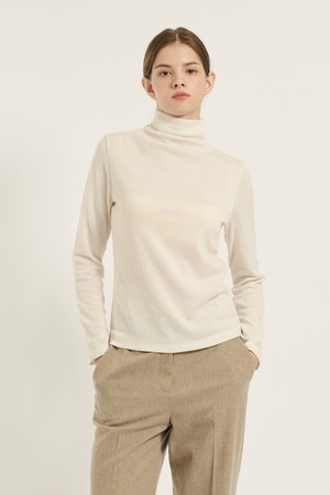 [25WT] 반하이넥 티셔츠 - IVORY B5D9X40913