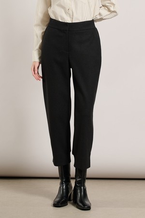 [25WT] 니트블록 팬츠 - BLACK A5WAP32899