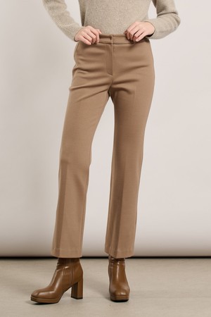 [25WT] 기모 부츠컷 팬츠 - DARK BEIGE A5WAP38373