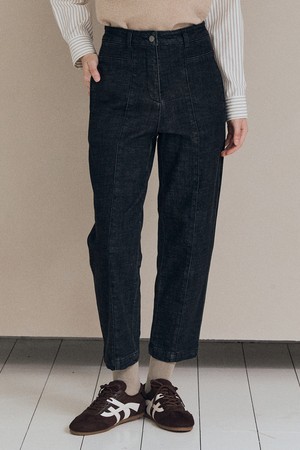 [25WT] 배기핏 기모데님팬츠 - CHARCOAL GRAY A5WAP35598