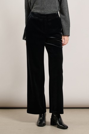 [25WT] 기모 슬림일자핏 팬츠 - BLACK A5WAP32799