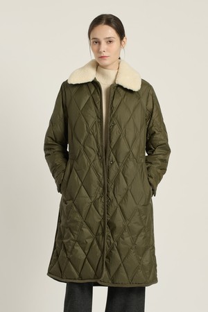 [25WT] 포우 퍼 카라 다운 - KHAKI B5D9F87345