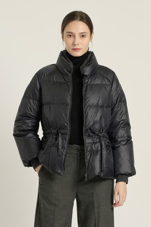 [25WT] 니트블록 집업 구스다운  - DARK NAVY B5DAF83856