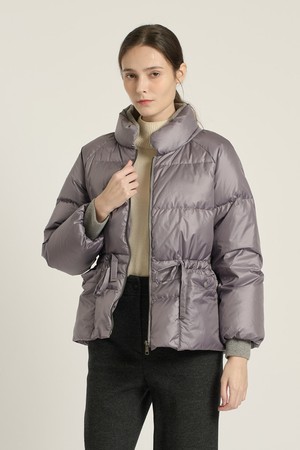 [25WT] 니트블록 집업 구스다운  - M GRAY B5DAF83816