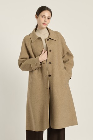 [25WT] 스탠카라 래글런 핸드메이드 코트  - M BEIGE B5DAH82472