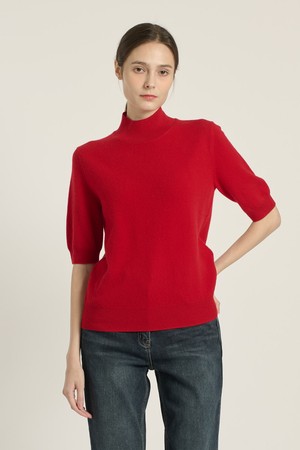 [25WT] 프린세스라인 하프슬리브 풀오버 - RED B5DAK31124