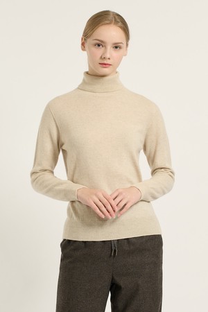 [25WT] 캐시미어 풀오버 - LIGHT BEIGE B5DAK31971