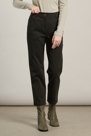 [25WT] 기모일자 플론 팬츠 - DARK GREEN A5WAP33143