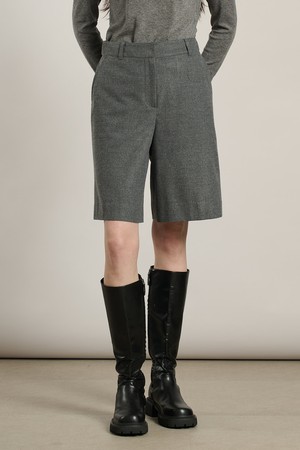 [25WT] 울 블렌디드 하프 팬츠 - MULTI M GRAY A5W9P30297