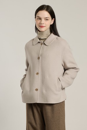 [25WT] 울캐시미어 핸드메이드 자켓 - STONE A5WAJ12770