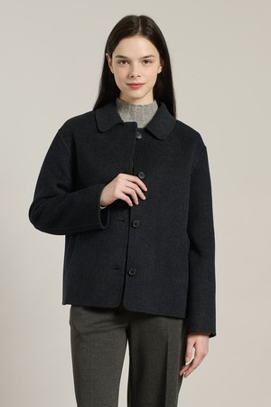 [25WT] 울캐시미어 핸드메이드 자켓 - DARK NAVY A5WAJ12756