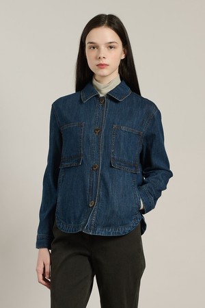 [26SP] 빅포켓 데님 자켓 - M BLUE A6S1J15553
