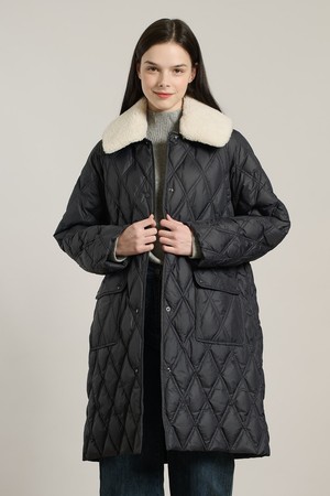 [25WT] 디테쳐블 카라 구스다운 - DARK NAVY A5WAF81756