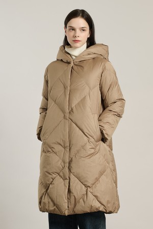 [25WT] 빅다이아 퀼팅다운 - DARK BEIGE A5WAF82473