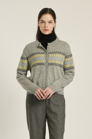 [25WT] 다이아 페어아일 가디건 - M GRAY B5DAK12516