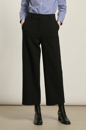 [25WT] 기모 와이드 팬츠 - BLACK B5DBP34199