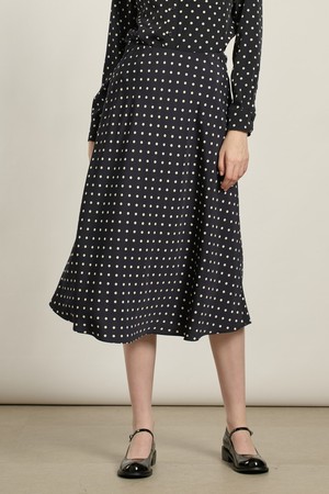 [26SP] 도트 스커트 - DARK NAVY B6A2S22356