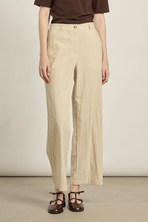 [26SP] 롱 와이드 팬츠 - LIGHT BEIGE B6A2P32971