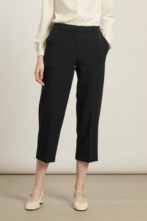 [26SP] 밴딩 일자핏 팬츠 - DARK NAVY B6A1P30356