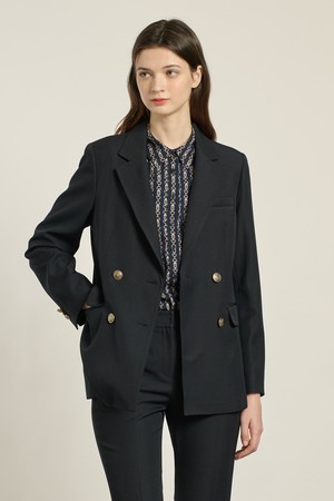 [26SP] 더블단추여밈 세트 자켓 - DARK NAVY B6A2J12256