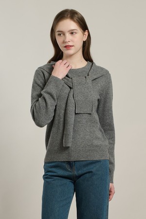 [25WT] 피기백 카디 풀오버 2 - MULTI M GRAY A5WBK43497