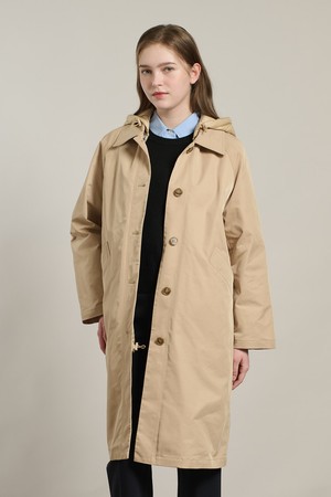 [26SP] 후드라이너 트렌치코트 - M BEIGE A6S1N70472
