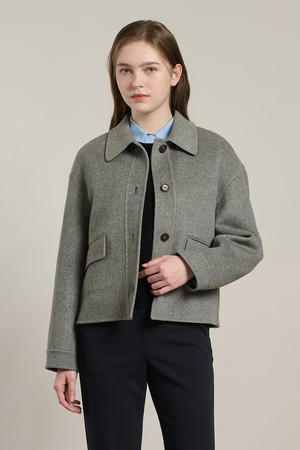 [26SP] 핸드메이드 크롭자켓 - MULTI M GRAY A6S1J10697