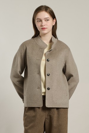 [26SP] 핸드메이드 방모 자켓 - M BROWN A6S1J10479