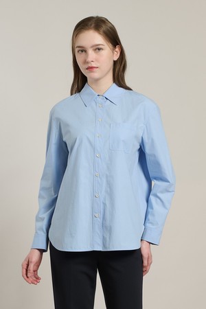 [26SP] 데일리 레귤러핏 셔츠 - LIGHT BLUE A6S1B40451