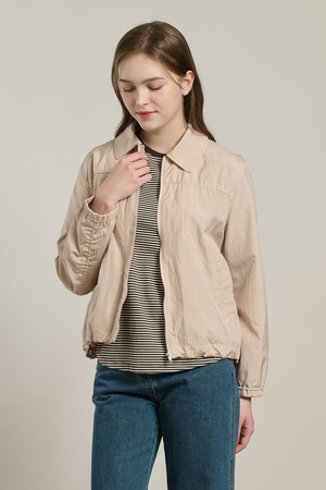 [26SP] 셔츠카라 집업 점퍼 - LIGHT PINK A6S2R12521