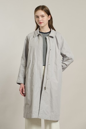 [26SP] 트렌치형 집업 바바리 - LIGHT GRAY A6S2N72115