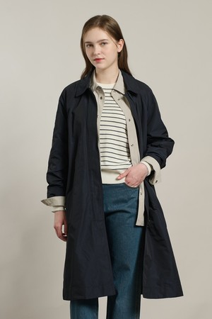 [26SP] 트렌치형 집업 바바리 - DARK NAVY A6S2N72156