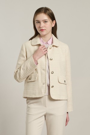 [26SP] 해리 트위드자켓 - CREAM A6S2J12314