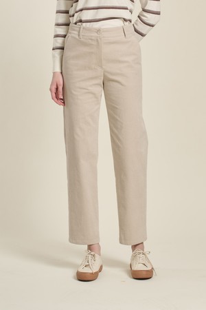 [26SP] 코듀로이 슬림핏 팬츠 - OATMEAL B6A1P30877