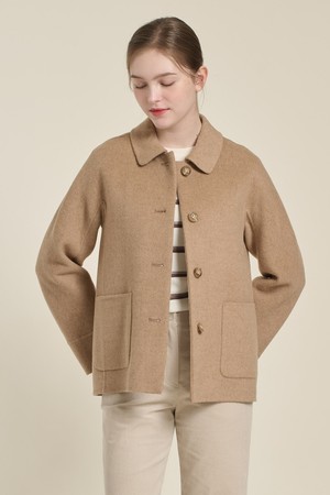 [26SP] 스탠카라 핸드메이드 자켓  - M BEIGE B6A1J11572