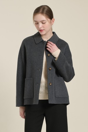 [26SP] 스탠카라 핸드메이드 자켓  - M BLUE B6A1J11553