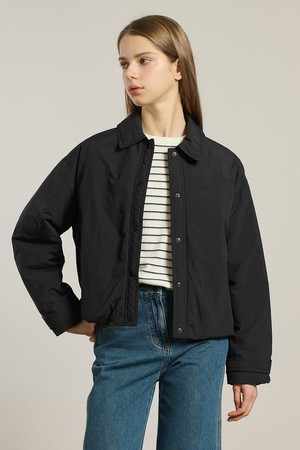 [26SP] 베이직 숏 다운 - BLACK A6S1F80399