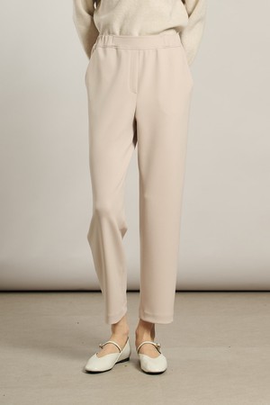 [26SP] 저지밴딩팬츠 - LIGHT BEIGE A6S2P38271