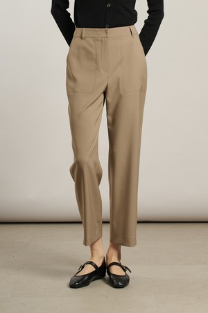 [26SP] 포켓스티치 팬츠 - DARK BEIGE A6S2P38173