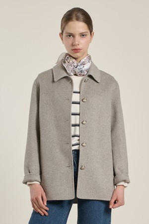 [26SP] 스텐카라 핸드메이드 코트  - MULTI M GRAY B6A1H80697