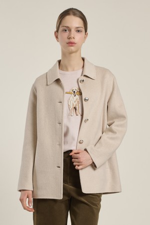 [26SP] 스텐카라 핸드메이드 코트  - LIGHT BEIGE B6A1H80671
