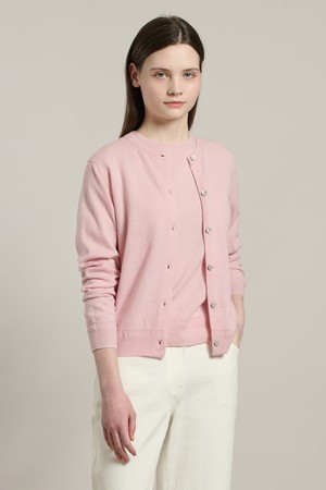 [26SP] 인타르시아 트윈 가디건 - LIGHT PINK A6S2K21121