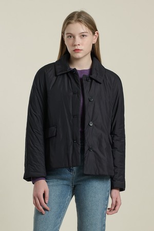 [26SP] 노 스티치 패딩 자켓 - DARK NAVY B6A1R15056