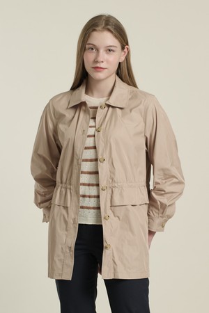 [26SU] 허리 스트링 점퍼 - M BEIGE B6B3R11072