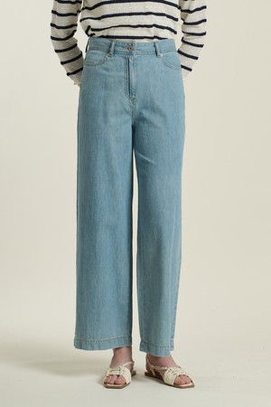 [26SU] 와이드 데님 팬츠 - LIGHT BLUE B6B3P35151