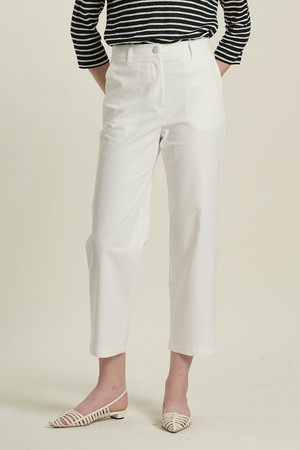 [26SU] 화이트 스트레이트 팬츠  - WHITE B6B4P33310