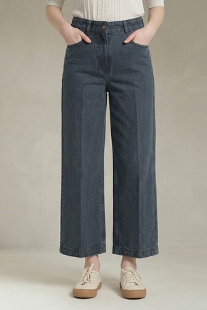 [26SP] 컬러와이드 데님팬츠 - DARK NAVY B6A2P36556